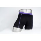 Heren boxer zwart/paars