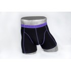 Heren boxer zwart/paars