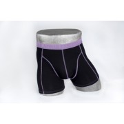 Heren boxer zwart/lila Heren boxer zwart/lila