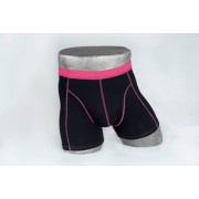 Heren boxer zwart/felroze Heren boxer zwart/felroze